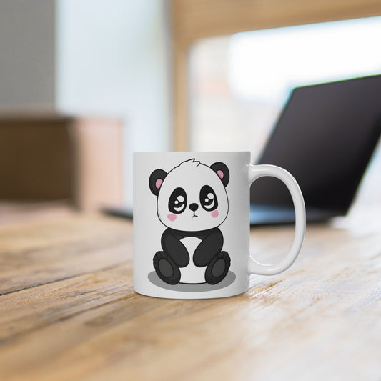 Mug en céramique "Pauser, Respirer, reprendre" avec notre adorable petit panda.